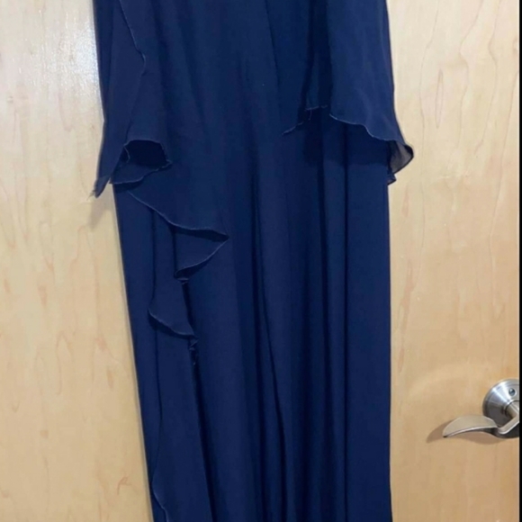 Max Mara Jabot Draped Silk-chiffon Wide-leg Jumpsuit - Picture 13 of 14